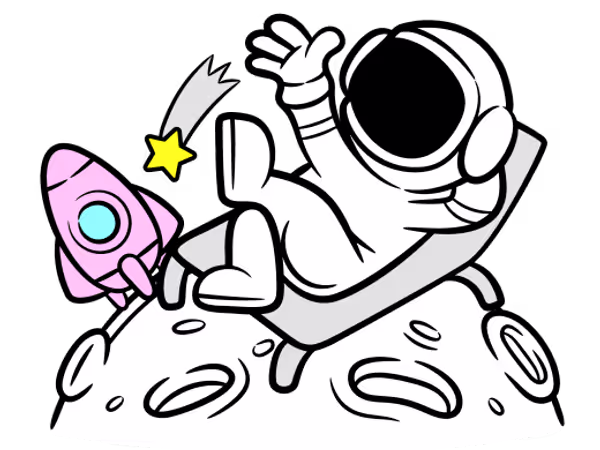 astronaut ilustration